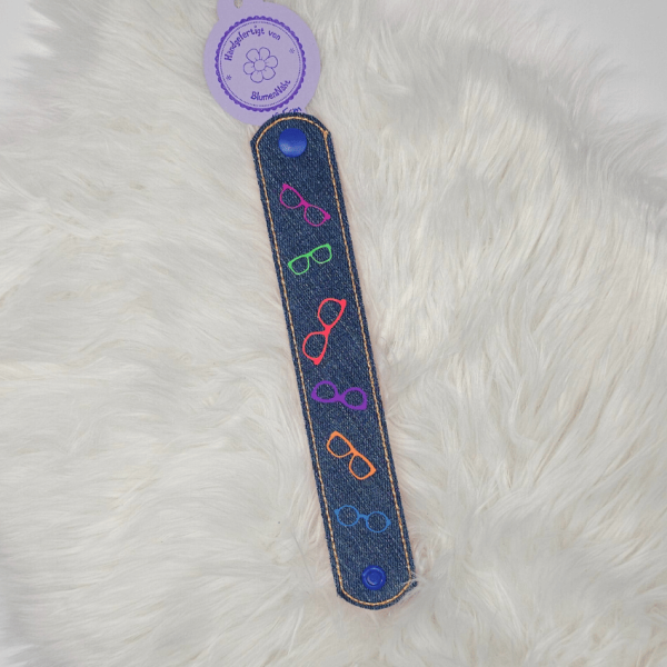 Jeans Armband Neon-Brillen - 19,5cm - No 15